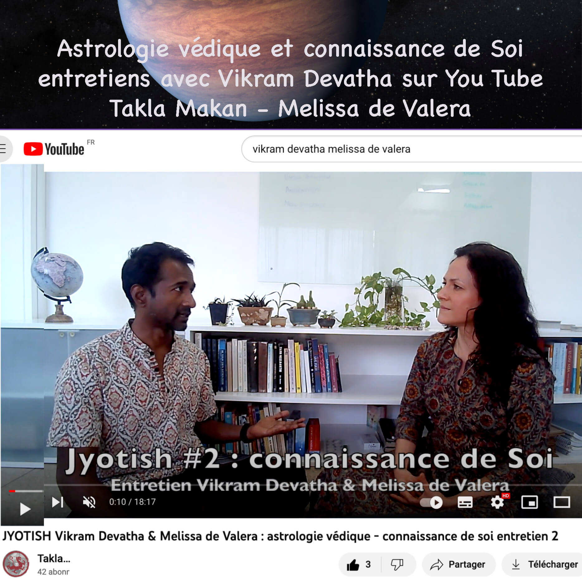 vikram devatha et melissa de valera interview