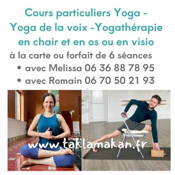 Romain Cardinaud et Melissa de Valera enseignent le yoga