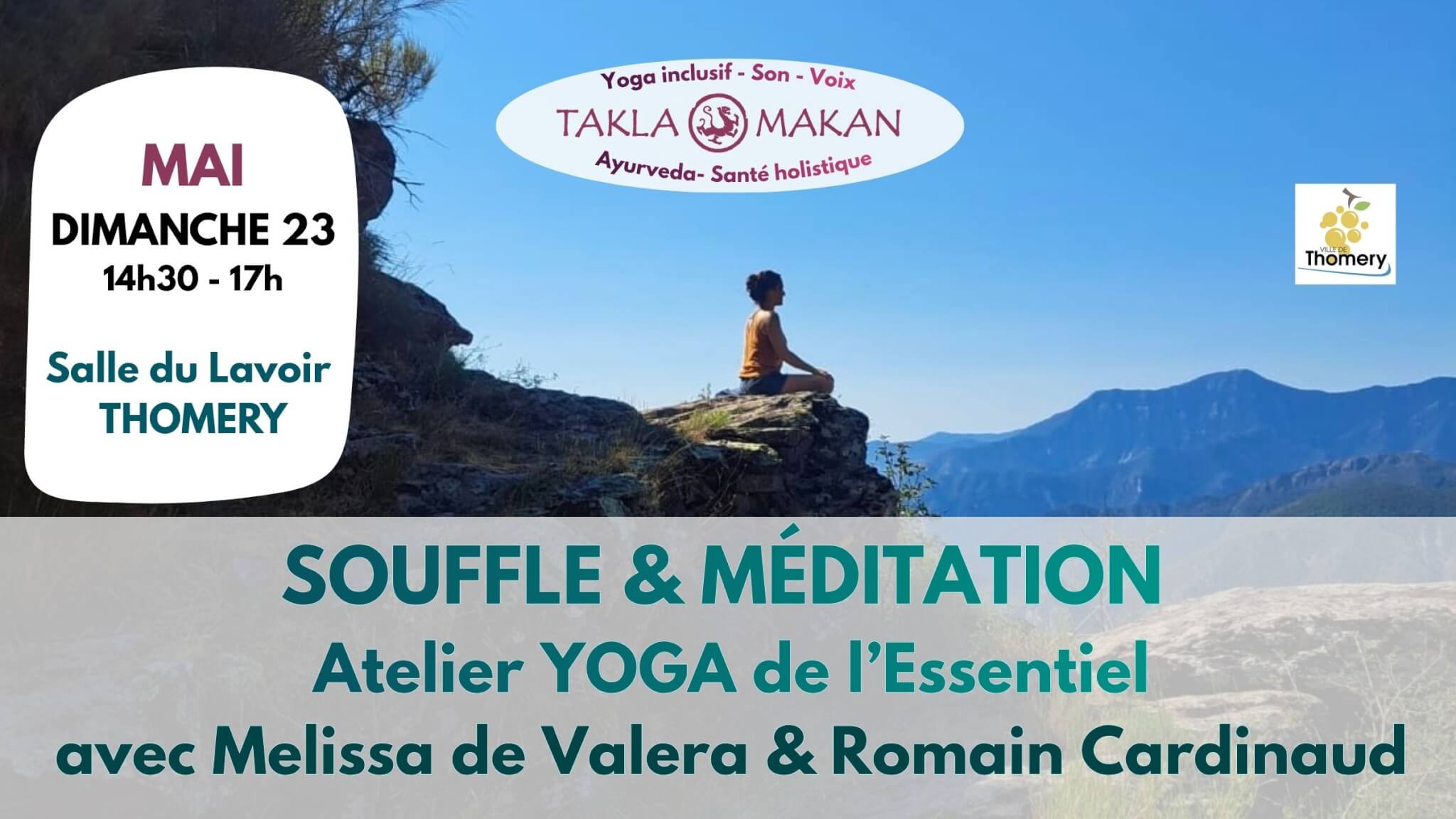 Atelier Souffle et Méditation : le Yoga Essentiel