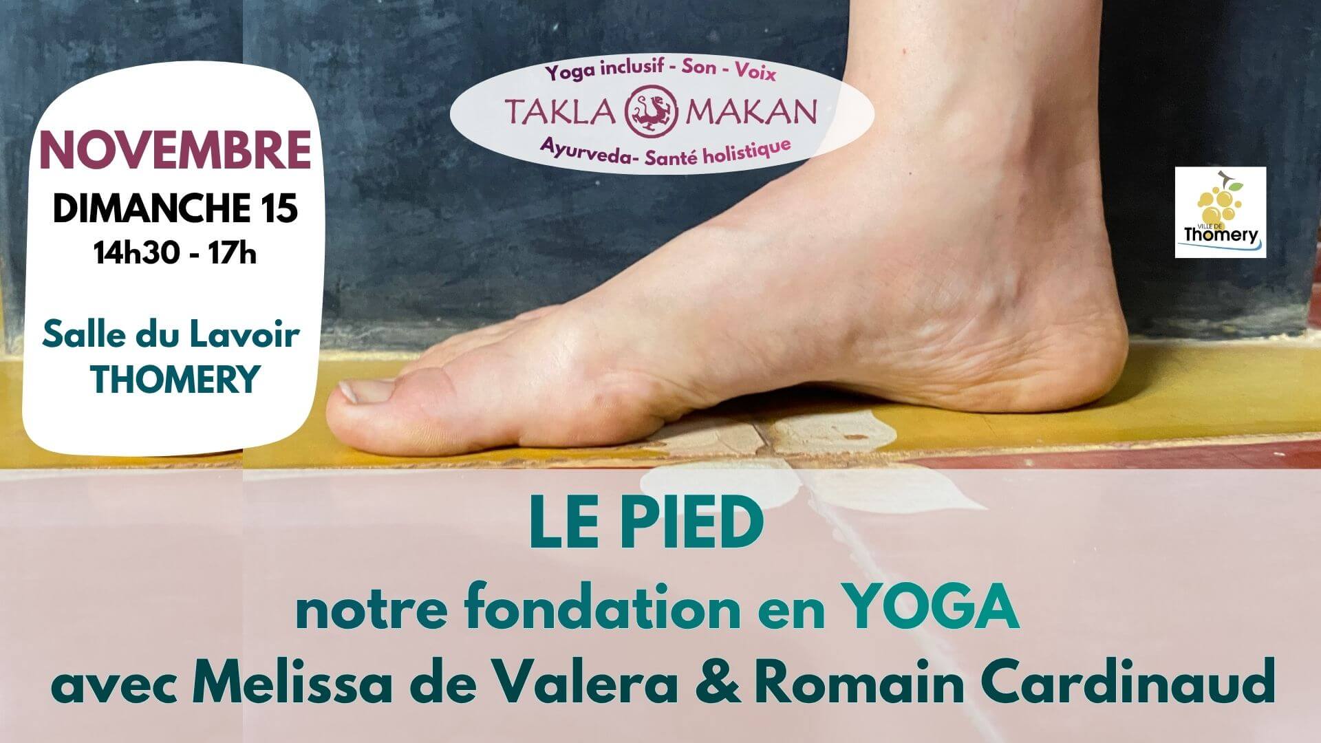 Le pied en yoga : Atelier fondations